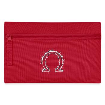 Omega Symbol Splash - Pencil Case - red - Front