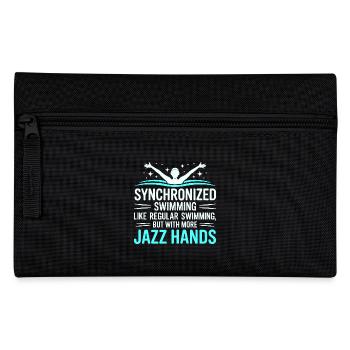 Natation synchronisée Jazz Mains Nageur Humour - Trousse - noir - Devant