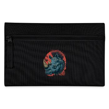 Fantasy Punkrock Rhino - Pencil Case - black - Front