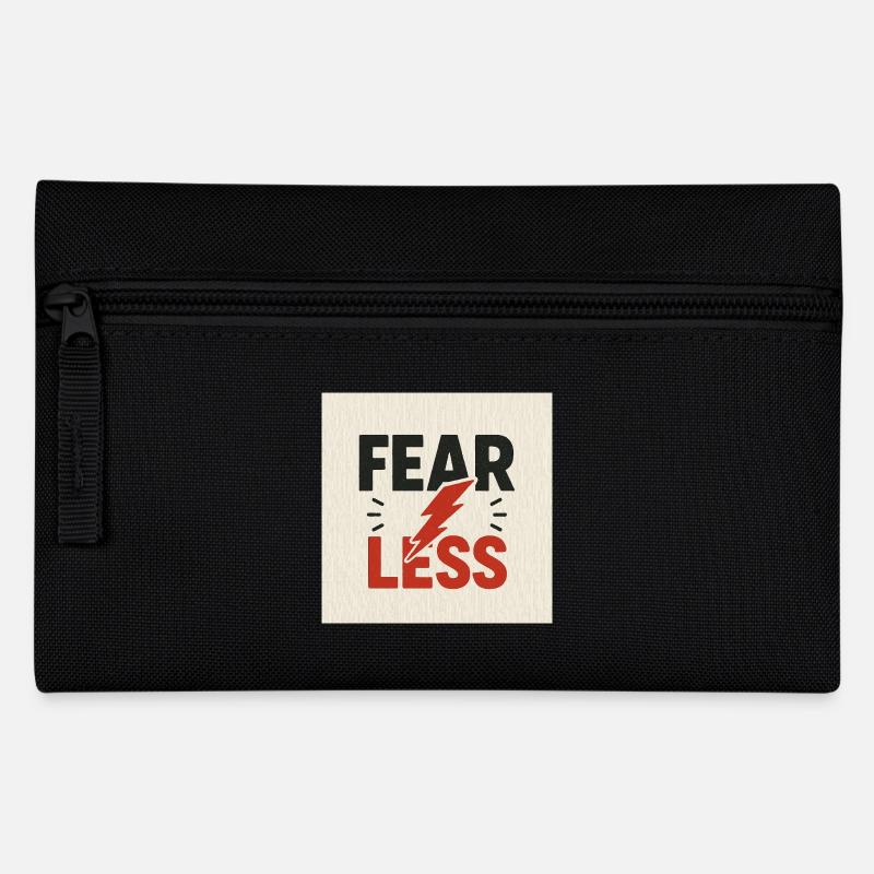 Motivational Power Shock Design - Pencil Case - black