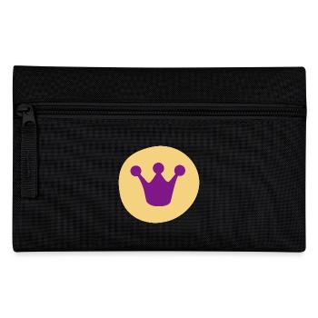 Couronne Princesse Roi Pépinière Symbole Royal - Trousse - noir - Devant
