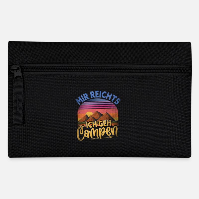 Camping - Federtasche - Schwarz