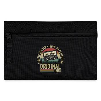 1990 Jahrgang Vintage 1990 Geburtstag 1990 Retro - Federtasche - Schwarz - Vorne