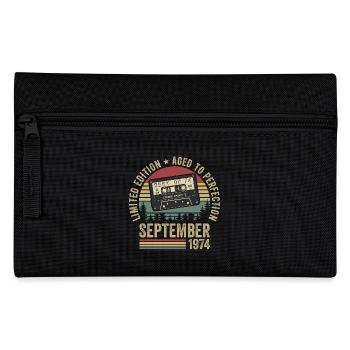 Né en septembre 1974 Millésime 1974 - Trousse - noir - Devant
