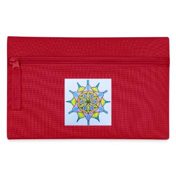 Colorful Mandala Pattern for Creative Clothing - Pencil Case - red - Front