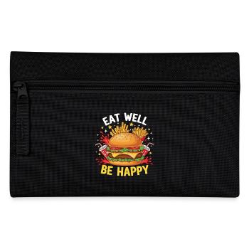 Hamburg burgers - Pencil Case - black - Front