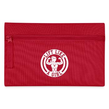 Soulever comme une fille - Trousse - rouge - Devant