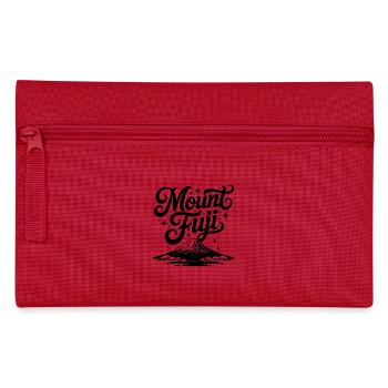 Berg Fuji – Souvenir-Design - Federtasche - Rot - Vorne