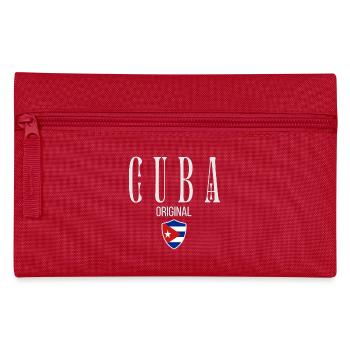 Cuban flag, proud Cuban - Pencil Case - red - Front