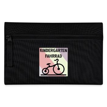 KINDERGARTEN RAD KINDERGARTENKIND FAHRRAD KIGA - Federtasche - Schwarz - Vorne