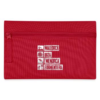 Urbain Street Art Majorque Ibiza Motifs - Trousse - rouge - Devant