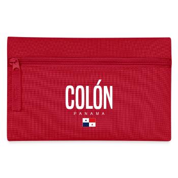 Colón Panama Panaméen - Trousse - rouge - Devant