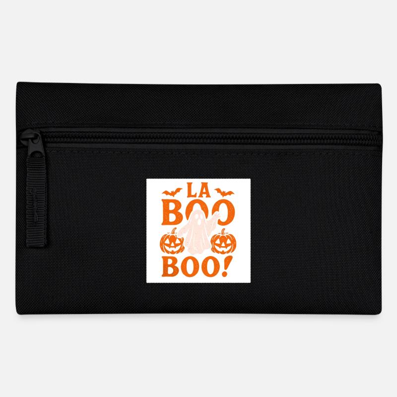 La Boo Boo Halloween Ghost - Pencil Case - black