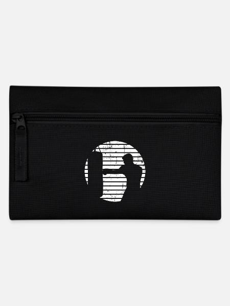 Boxer Skizze - Federtasche - Schwarz