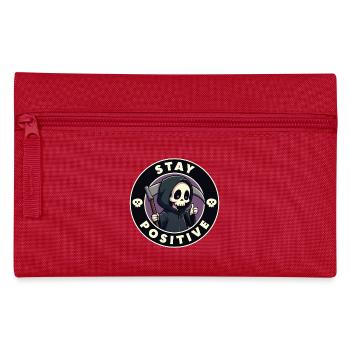 Stay Positive - Pencil Case - red - Front