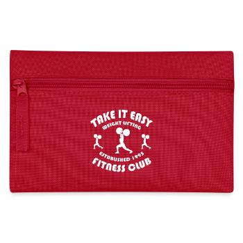 Take it Easy - Pencil Case - red - Front