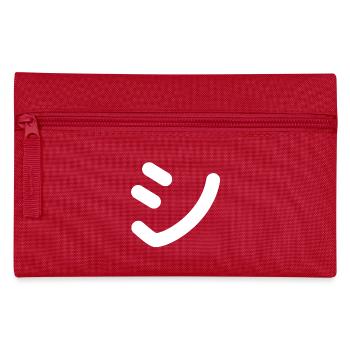 Japanischer Text 'シ' (Shi) – Weiß - Federtasche - Rot - Vorne