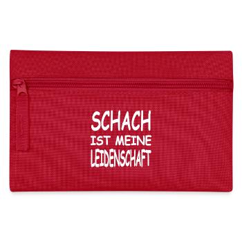 Schach - Federtasche - Rot - Vorne