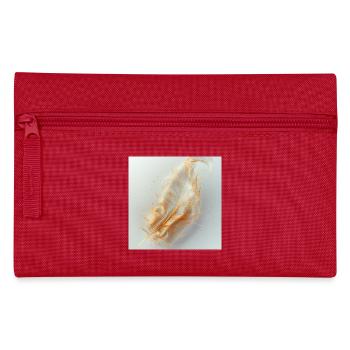 Ätherische Feder leuchtend – Symbol des Lichts - Federtasche - Rot - Vorne
