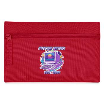 Future Retro 1985 – Conception informatique vintage - Trousse - rouge - Devant