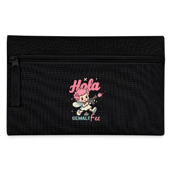 Bonjour Fée de la Violence - Ange Rose avec Arme - Trousse - noir - Devant