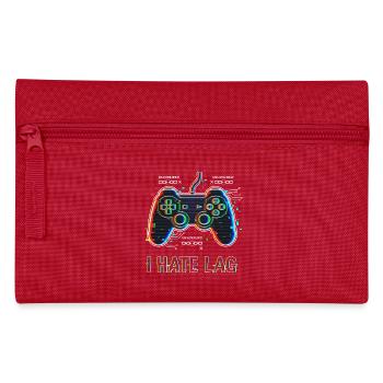 I Hate Lag Glitch - Pencil Case - red - Front