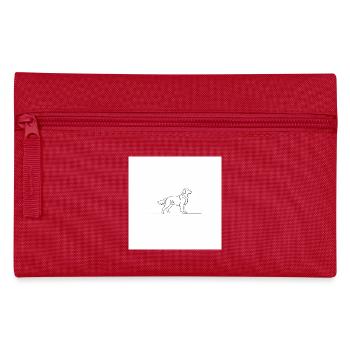 Golden Retriever - Federtasche - Rot - Vorne
