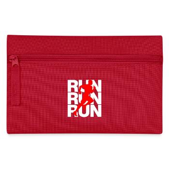 JOGGING, RUN POWER! SPORT, RUNNING, JUST RUN - Pencil Case - red - Front