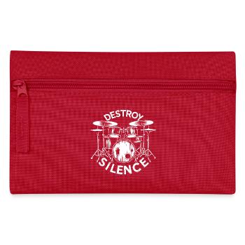 Destroy Silence Drummer - Pencil Case - red - Front