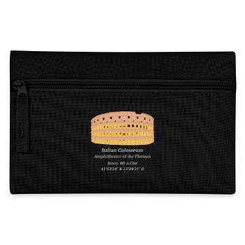 Colisée Rome Italie, coordonnées, année d’ouverture - Trousse - noir - Devant