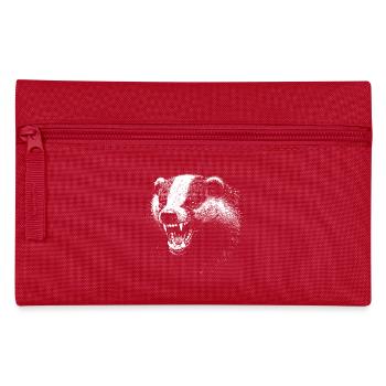 Badger - Pencil Case - red - Front