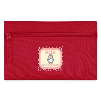 first day of daycare - Pencil Case - red - Front