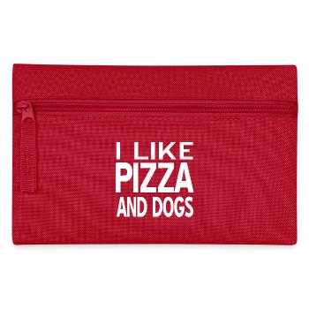 Hunde - Federtasche - Rot - Vorne