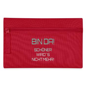 Ironie de la perception de soi - Trousse - rouge - Devant