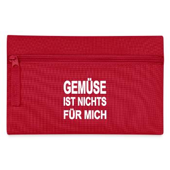Gemüse - Federtasche - Rot - Vorne