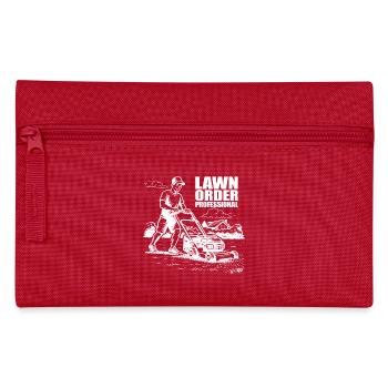 LAWN ORDER PROFESSIONAL Garten Rasenpflege Profi - Federtasche - Rot - Vorne
