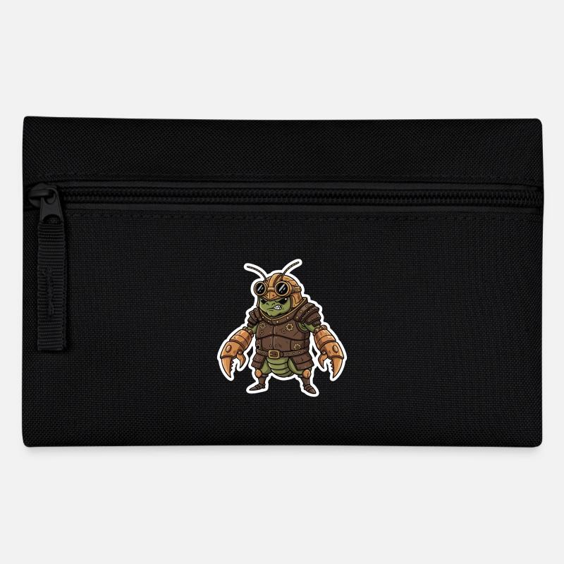 Mante Religieuse Steampunk Guerrière Cuirassée - Trousse - noir