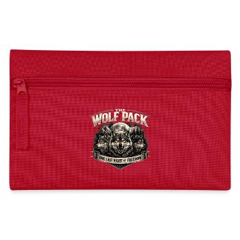 Wolfpack JGA : Emblème de la dernière nuit de la liberté - Trousse - rouge - Devant