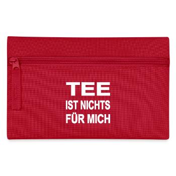 Tee - Federtasche - Rot - Vorne