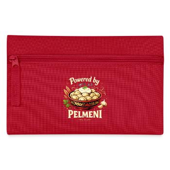 Powered by Pelmeni – Lustiges Russisches Design - Federtasche - Rot - Vorne