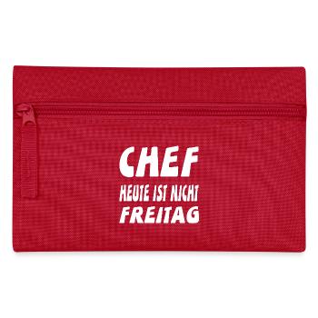 Chef - Federtasche - Rot - Vorne