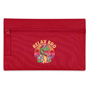 Relax Bro Retro T-Rex Dinosaur - Trousse - rouge - Devant