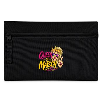 Queen of Matsch - Blond - Federtasche - Schwarz - Vorne