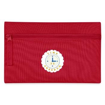 Time is freedom - Pencil Case - red - Front