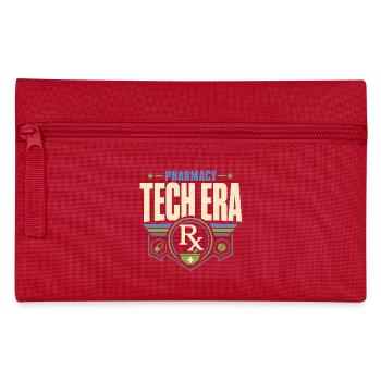Apothekentechniker Pharmacy Tech Cpht Rx Geschenk - Federtasche - Rot - Vorne
