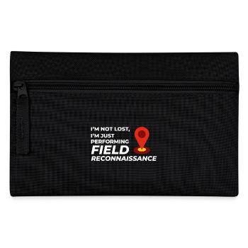 Field Reconnaissance GIS Surveyor Mapping Humor - Pencil Case - black - Front