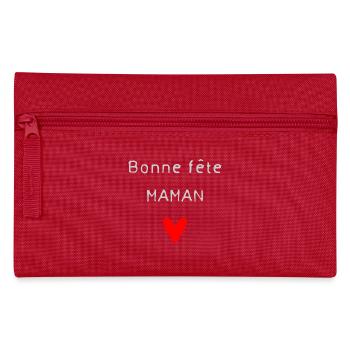 HAPPY MOTHER'S DAY. mom. MOTHER'S DAY. I love you - Pencil Case - red - Front