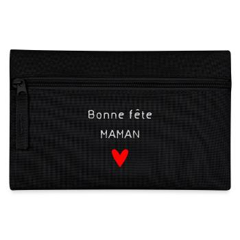 HAPPY MOTHER'S DAY. mom. MOTHER'S DAY. I love you - Pencil Case - black - Front