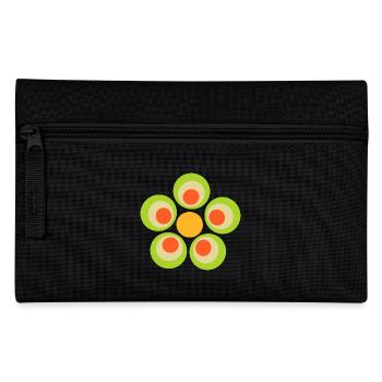 Jour de la Saint-Patrick vert à motif floral des années 70 - Trousse - noir - Devant