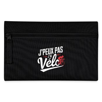 J'peux Pas, J'ai Vélo - Trousse - noir - Devant